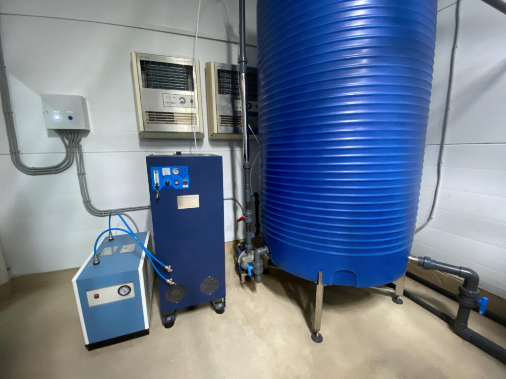 Установка озонирования продуктовой воды на линии водоподготовки ООО «Аква Сфера»